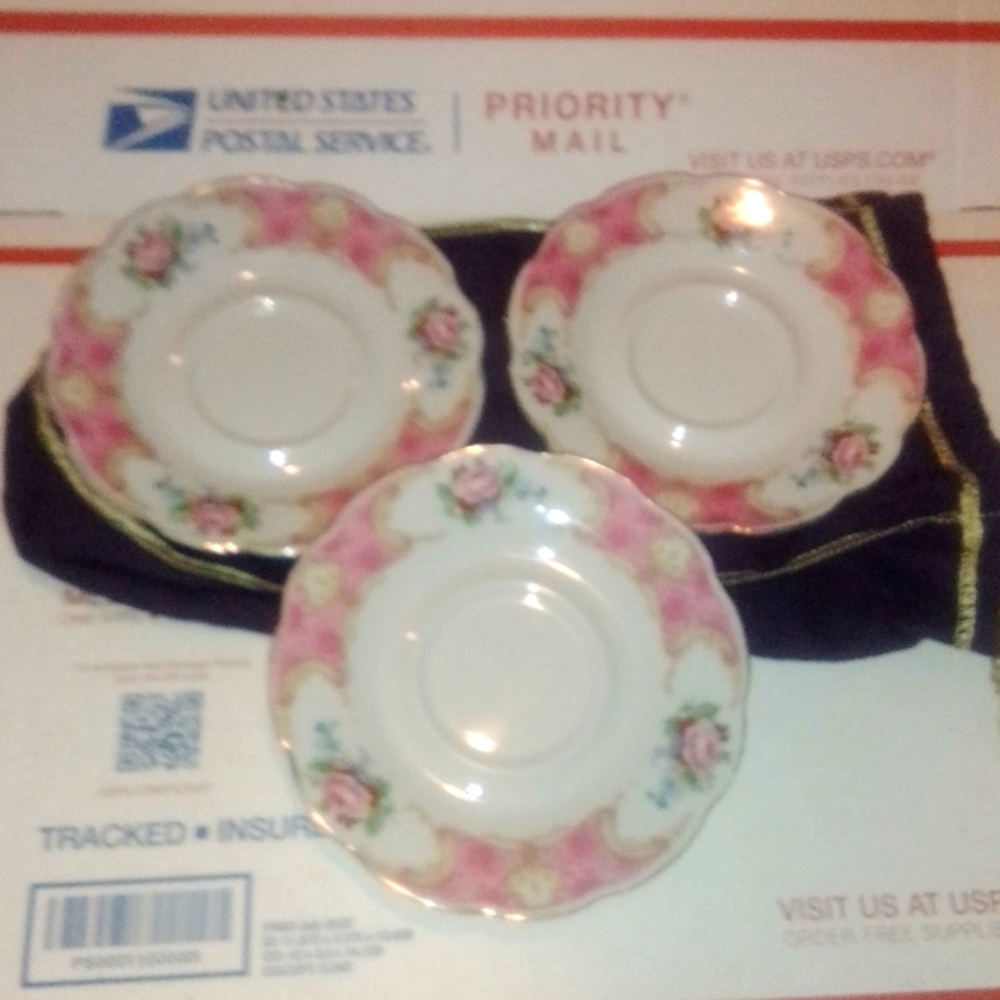 Vintage Ceramic Saucers Allied Design, Allied Imex,Inc.